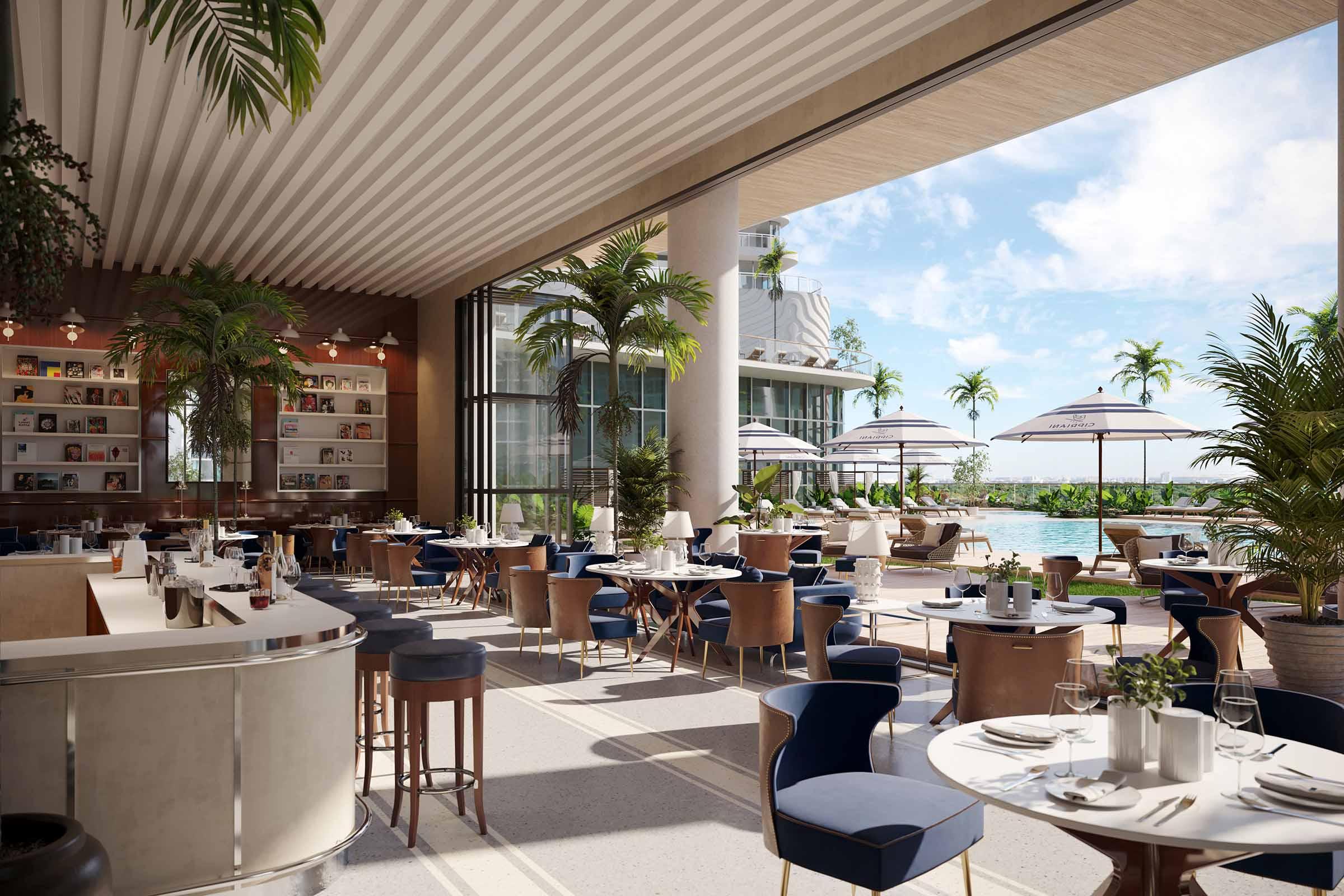 Rendering of Cipriani Residences Brickell Miami Restaurant